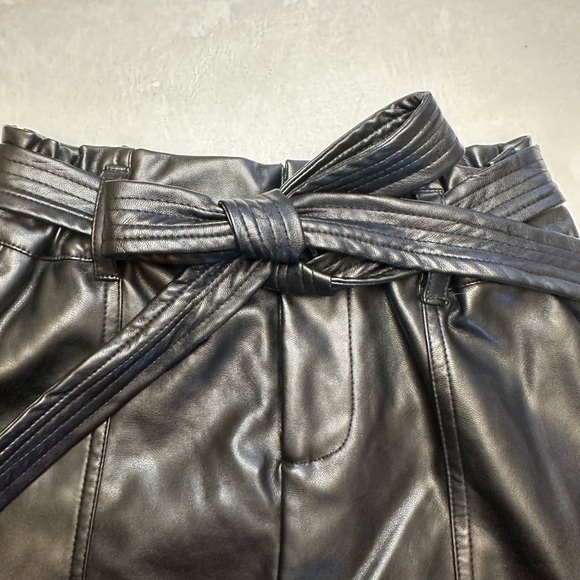 Faux Leather Shorts - Picture 2 of 4